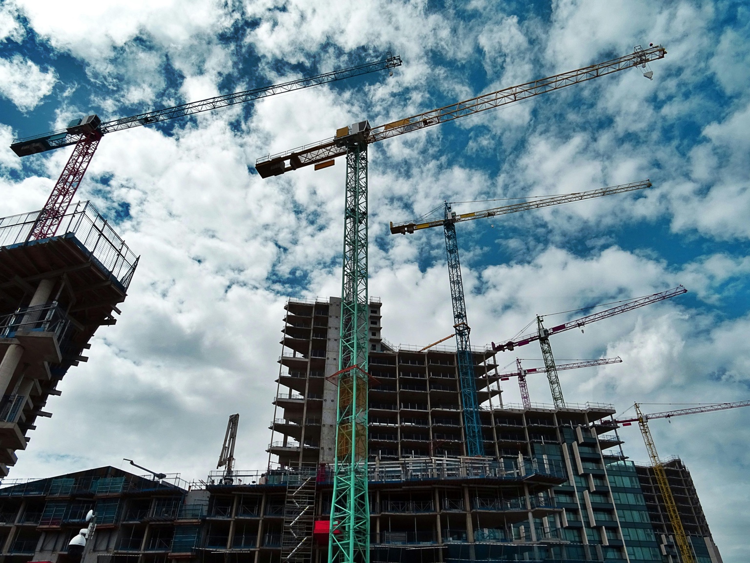 Cranes skyline